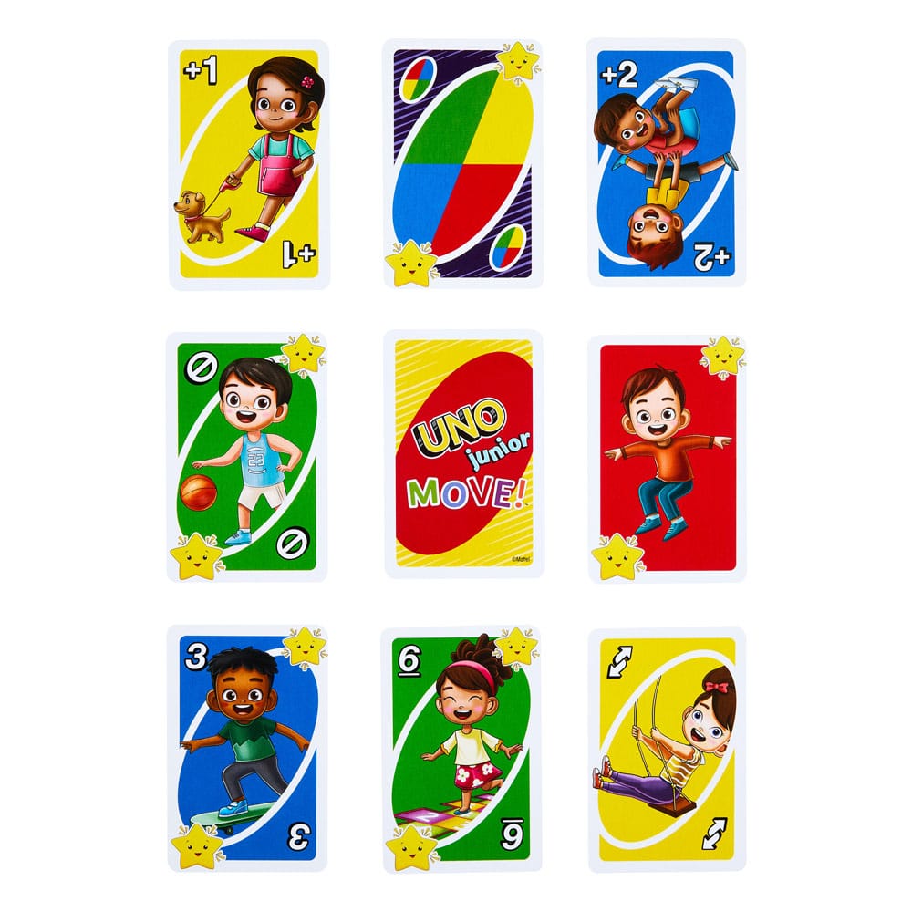 UNO Junior Move! Kartenspiel 