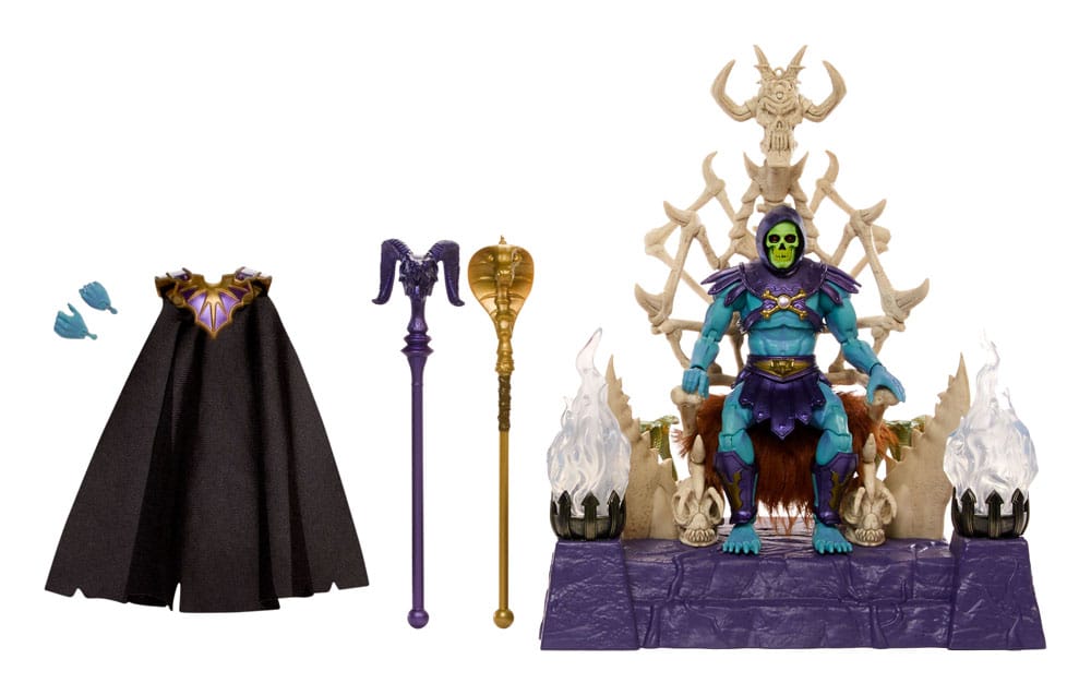 Masters of the Universe: New Eternia Masterverse Actionfigur Skeletor & Throne 18 cm