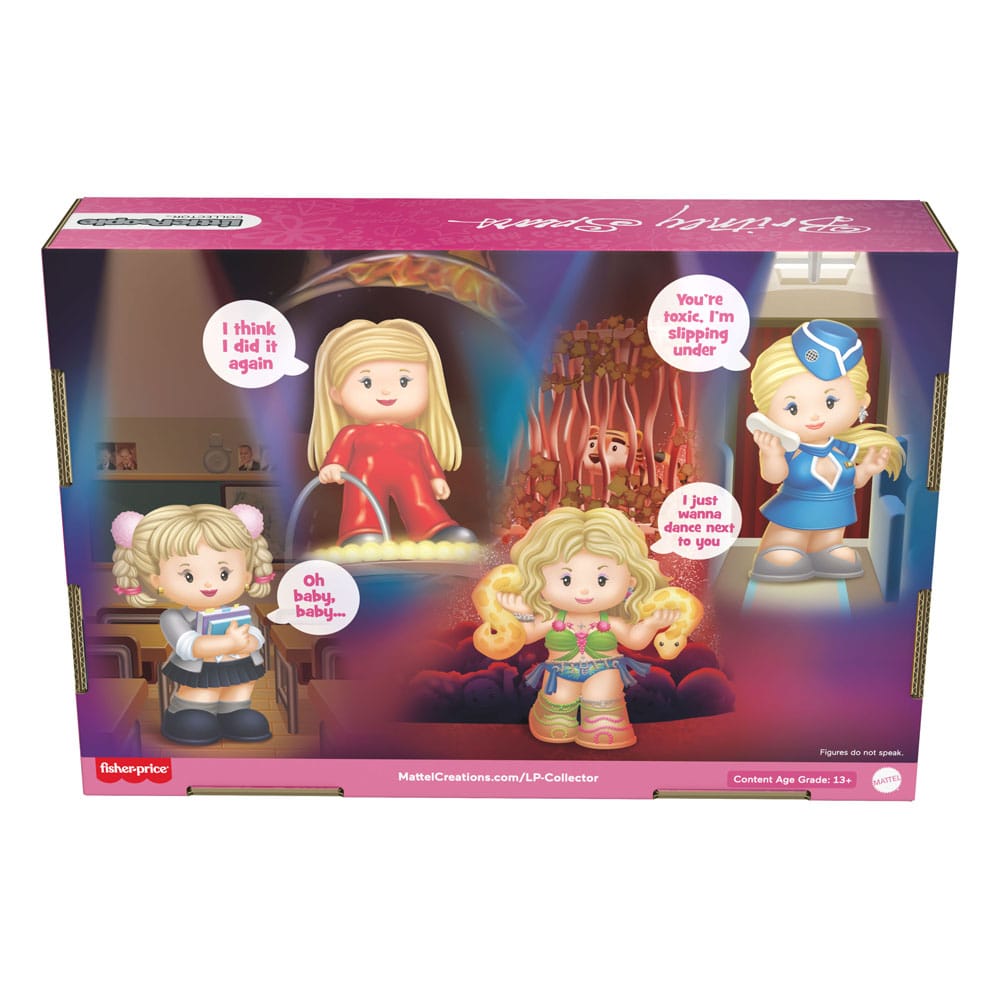 Britney Spears Little People Collector Minifiguren 4er-Pack 7 cm