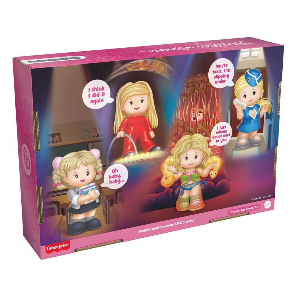 Britney Spears Little People Collector Minifiguren 4er-Pack 7 cm