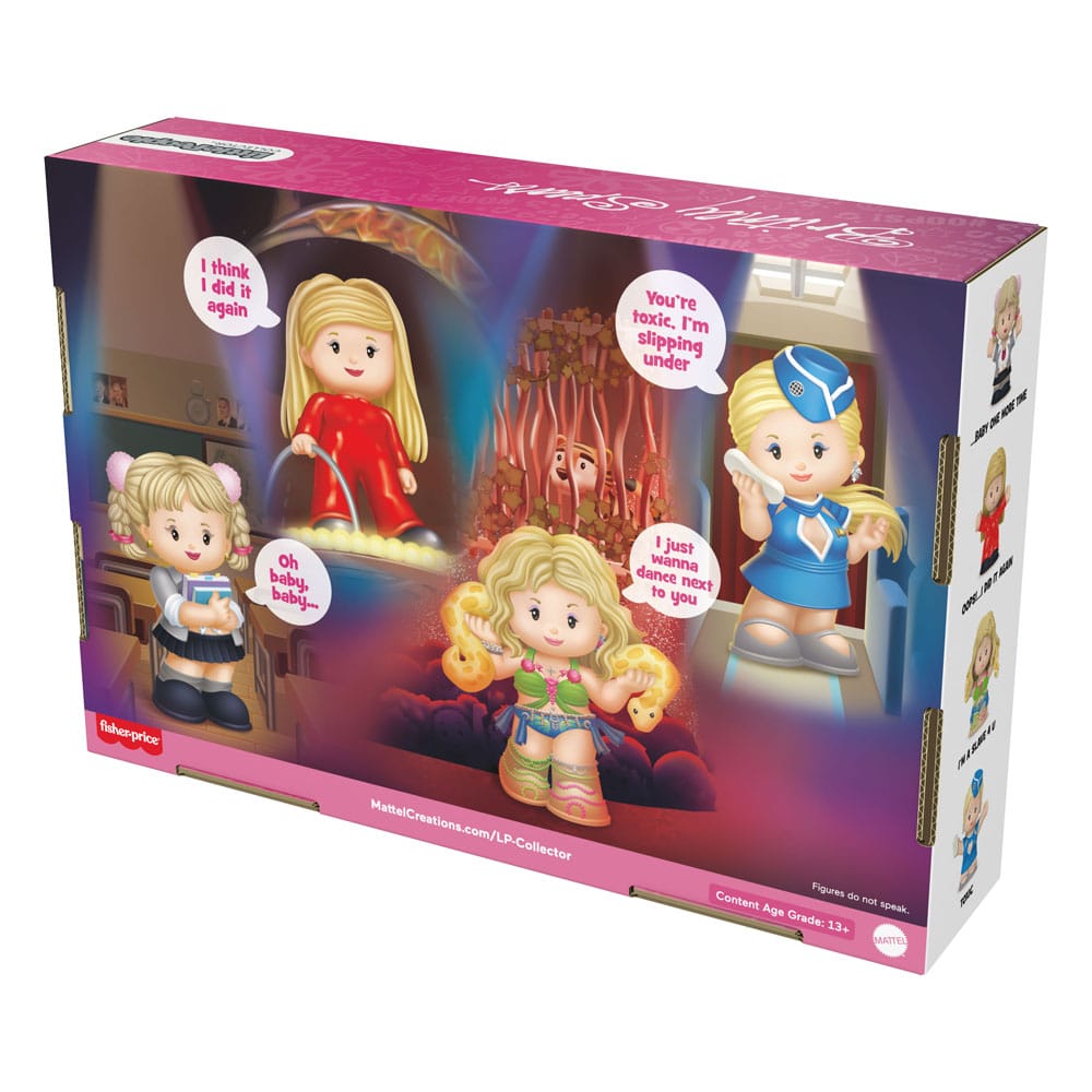 Britney Spears Little People Collector Minifiguren 4er-Pack 7 cm