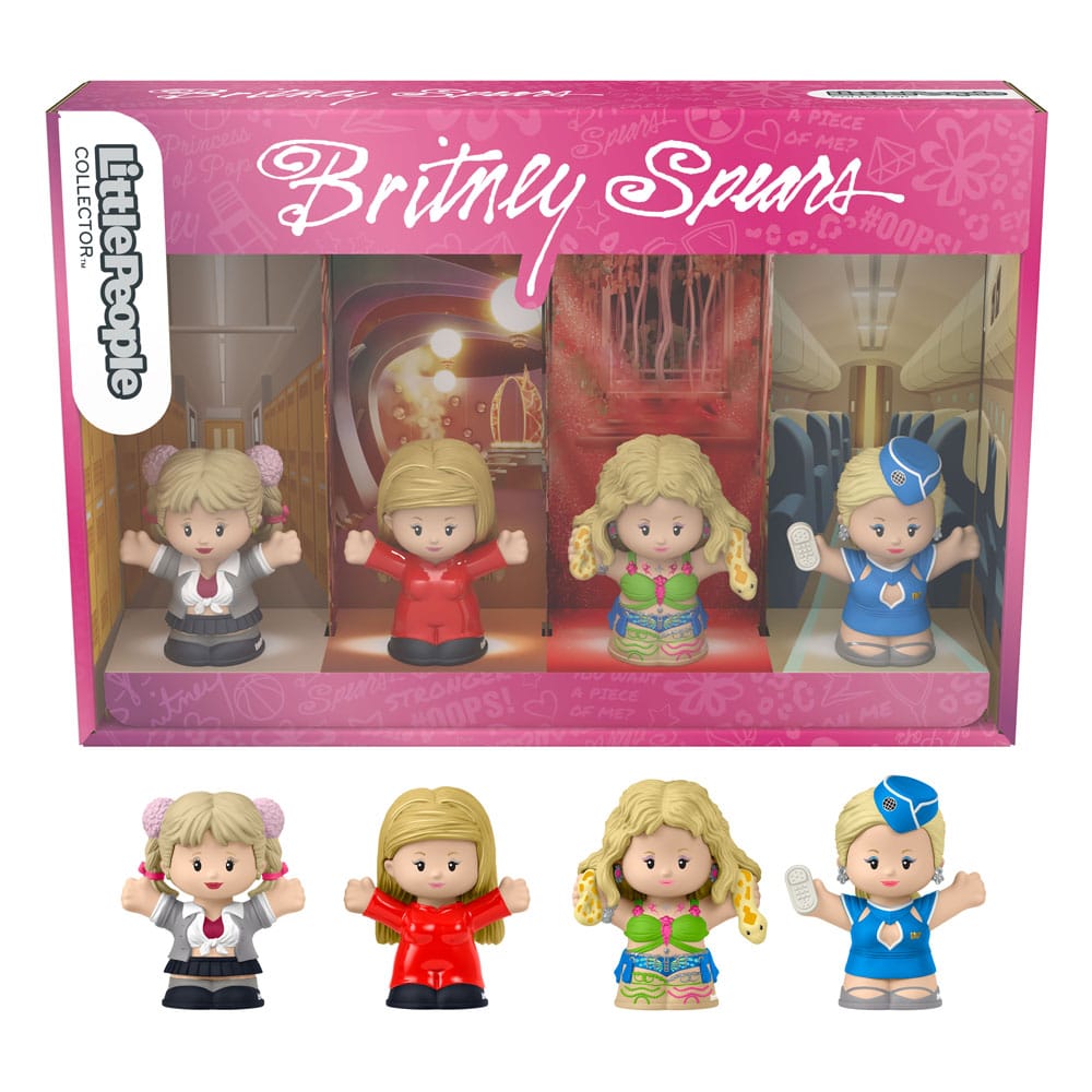 Britney Spears Little People Collector Minifiguren 4er-Pack 7 cm