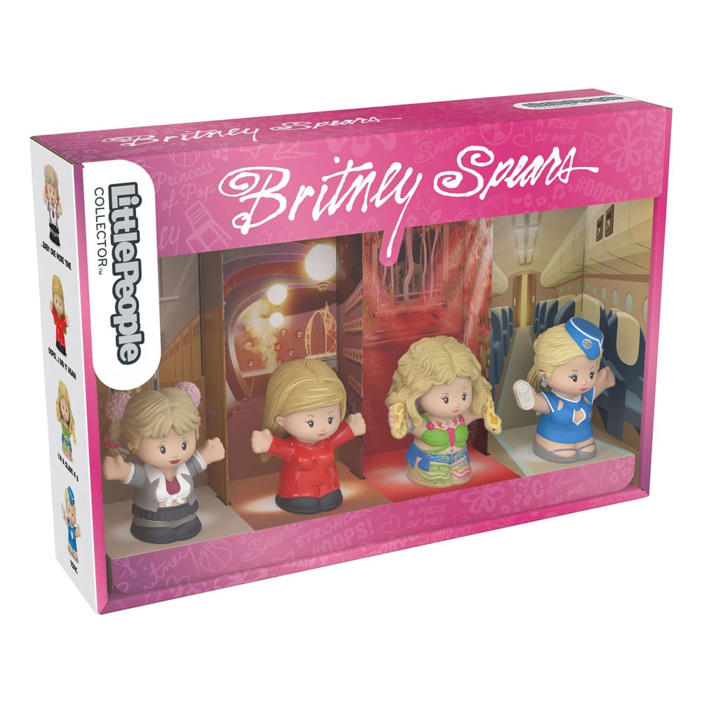 Britney Spears Little People Collector Minifiguren 4er-Pack 7 cm