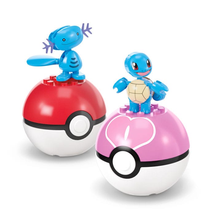 Pokémon MEGA Bauset 4 Wasser-Typ Pokémon Set