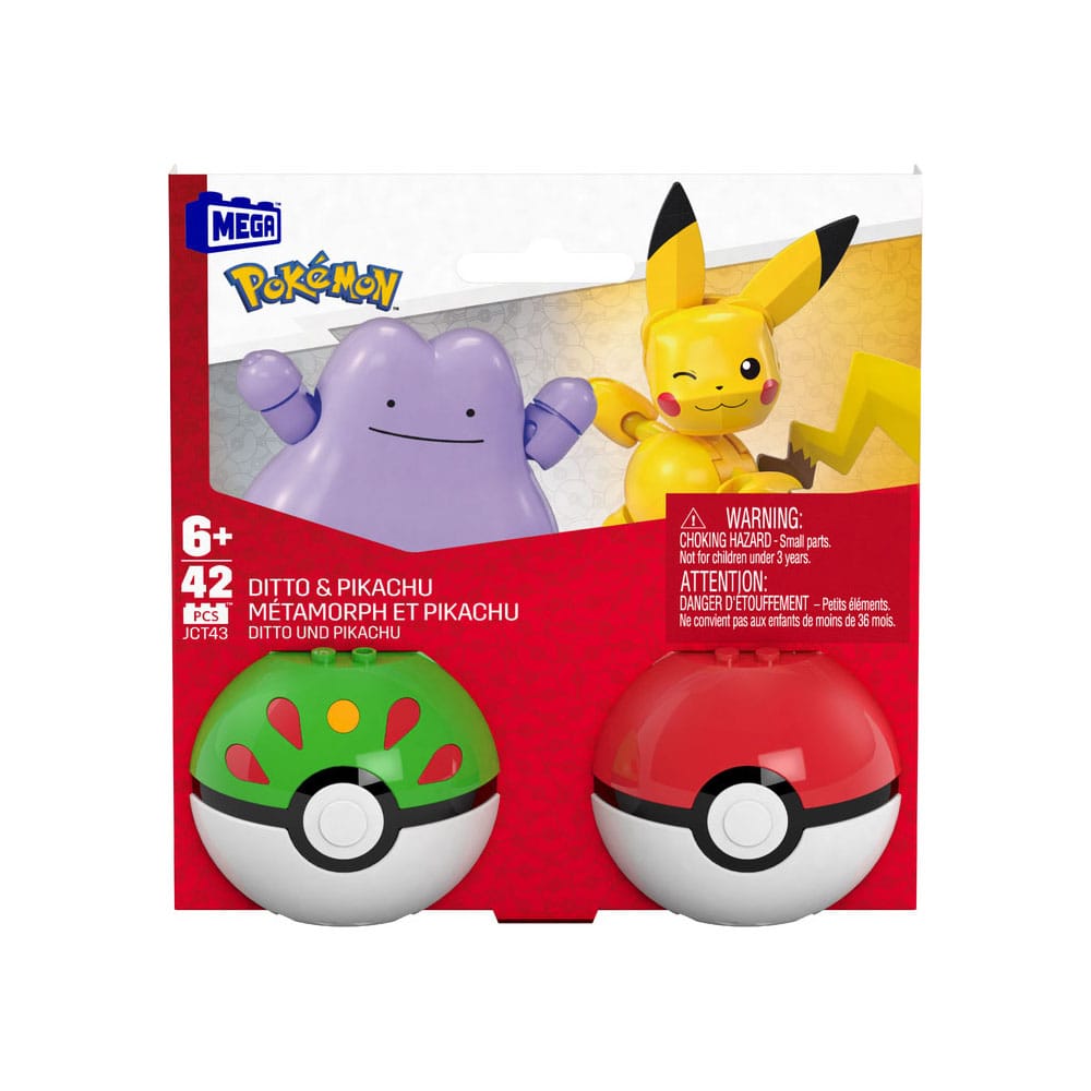 Pokémon MEGA Bauset Poké Ball Collection: Pikachu & Ditto