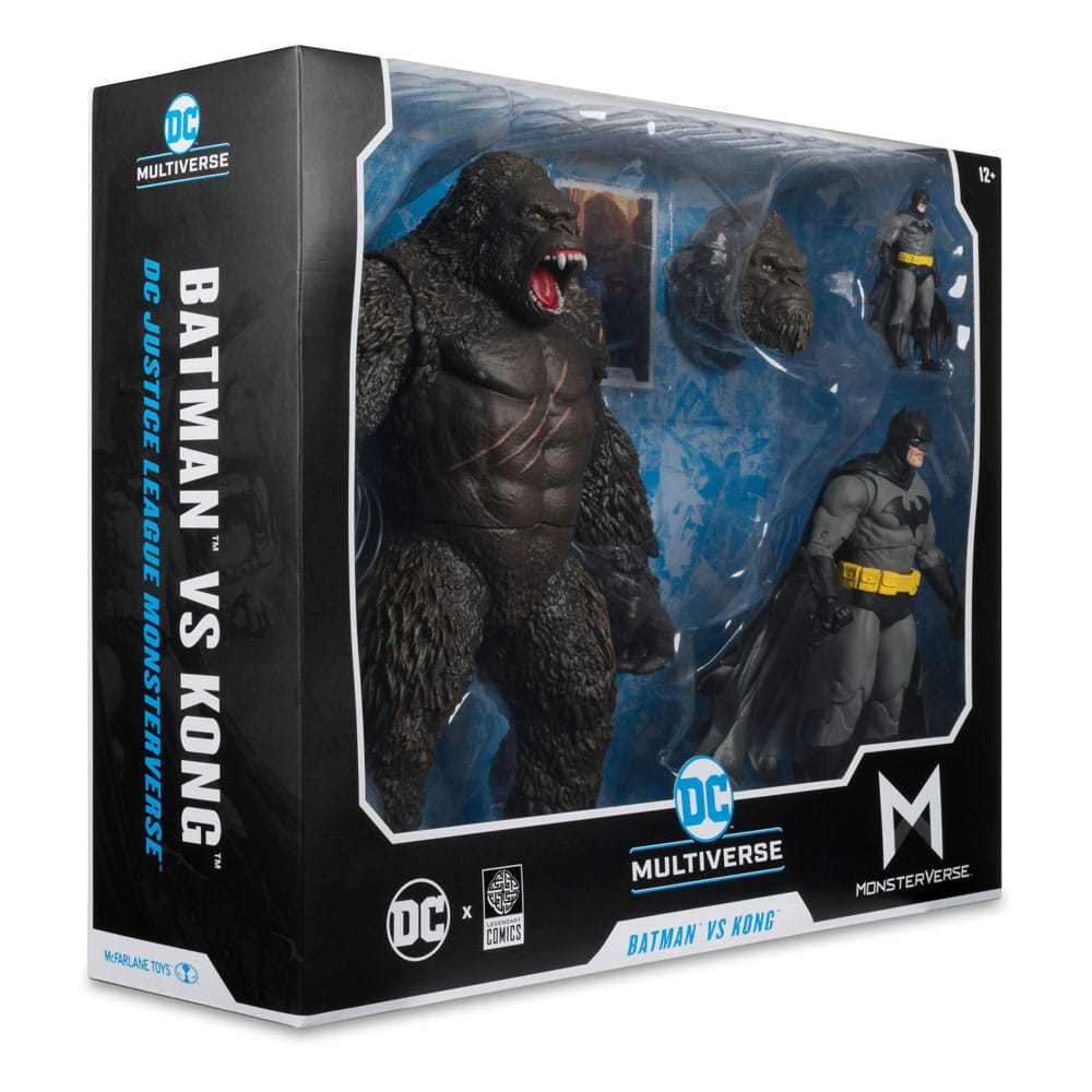 DC Justice League Monsterverse DC Multiverse Actionfiguren 2er-Pack Batman & Kong 29 cm