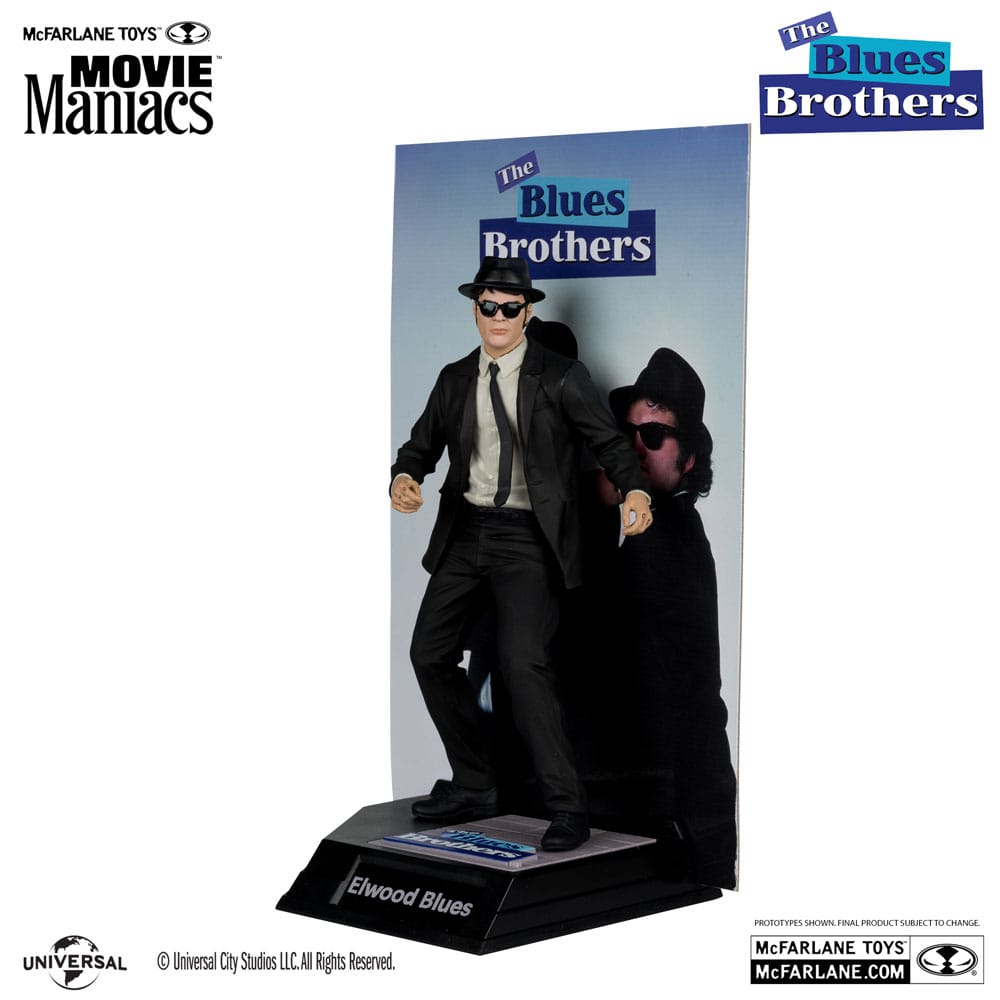 The Blues Brothers Movie Maniacs Actionfiguren 2er-Pack Jake & Elwood Blues (Gold Label) 15 cm