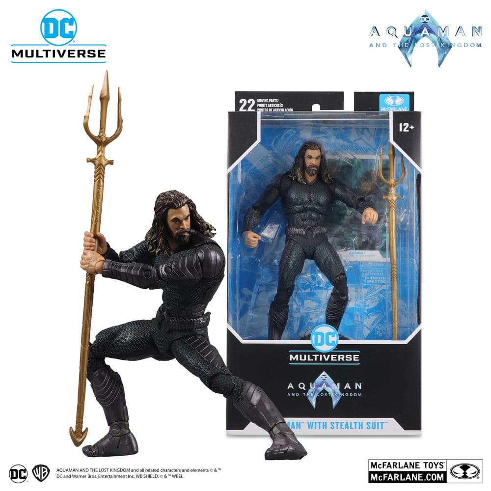 Aquaman and the Lost Kingdom DC Multiverse Actionfigur Aquaman with Stealth Suit 18 cm