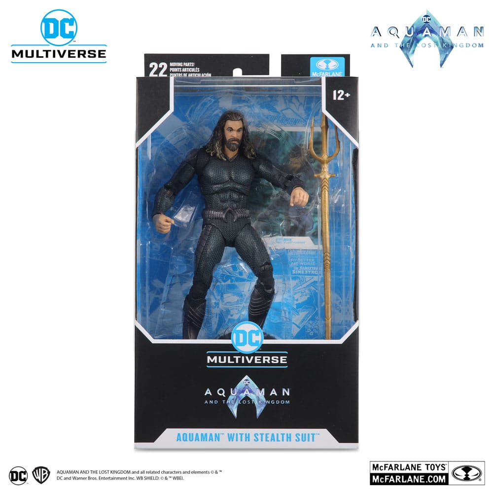 Aquaman and the Lost Kingdom DC Multiverse Actionfigur Aquaman with Stealth Suit 18 cm