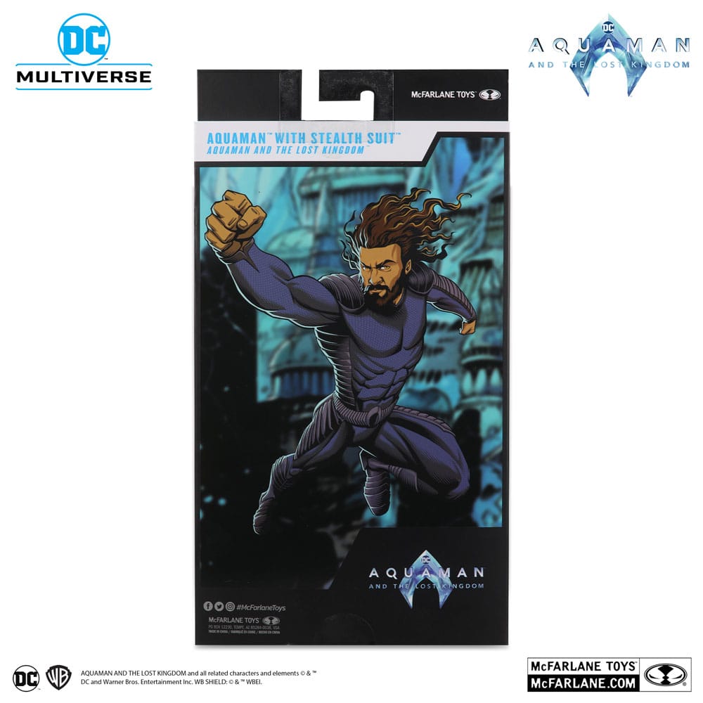 Aquaman and the Lost Kingdom DC Multiverse Actionfigur Aquaman with Stealth Suit 18 cm