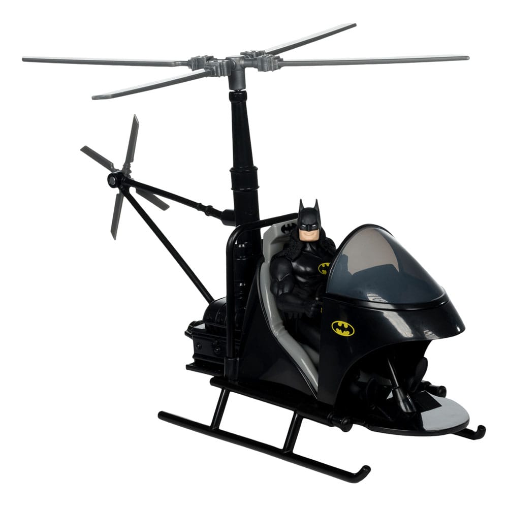 DC Direct Super Powers Actionfiguren 3er Pack Batman (Black Suit), The Whirly & The Batwing (Black) (Gold Label) (SDCC) 13 cm