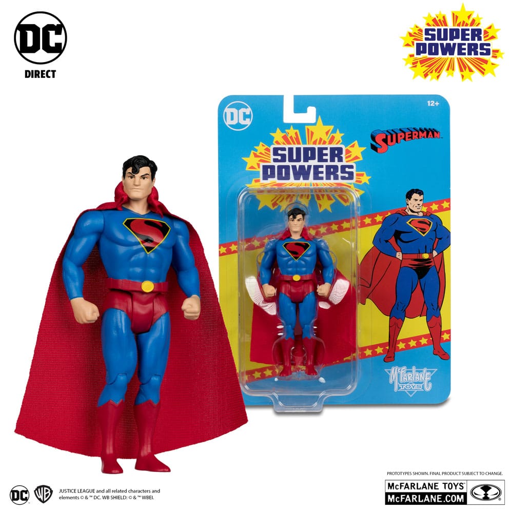 DC Direct Super Powers Actionfigur Superman (Fleischer Variant) 13 cm