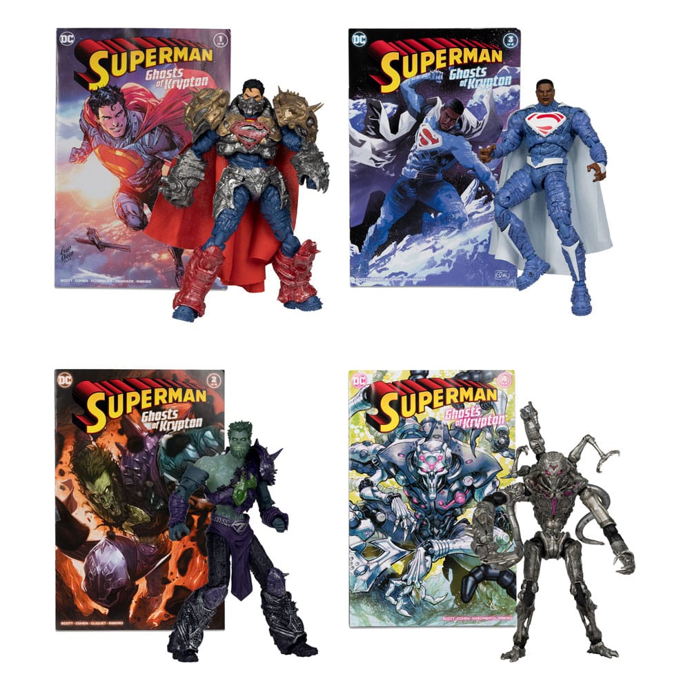 DC Direct Page Punchers Actionfiguren 18 cm Wave 5: Superman - Ghosts of Kryton Sortiment (6)