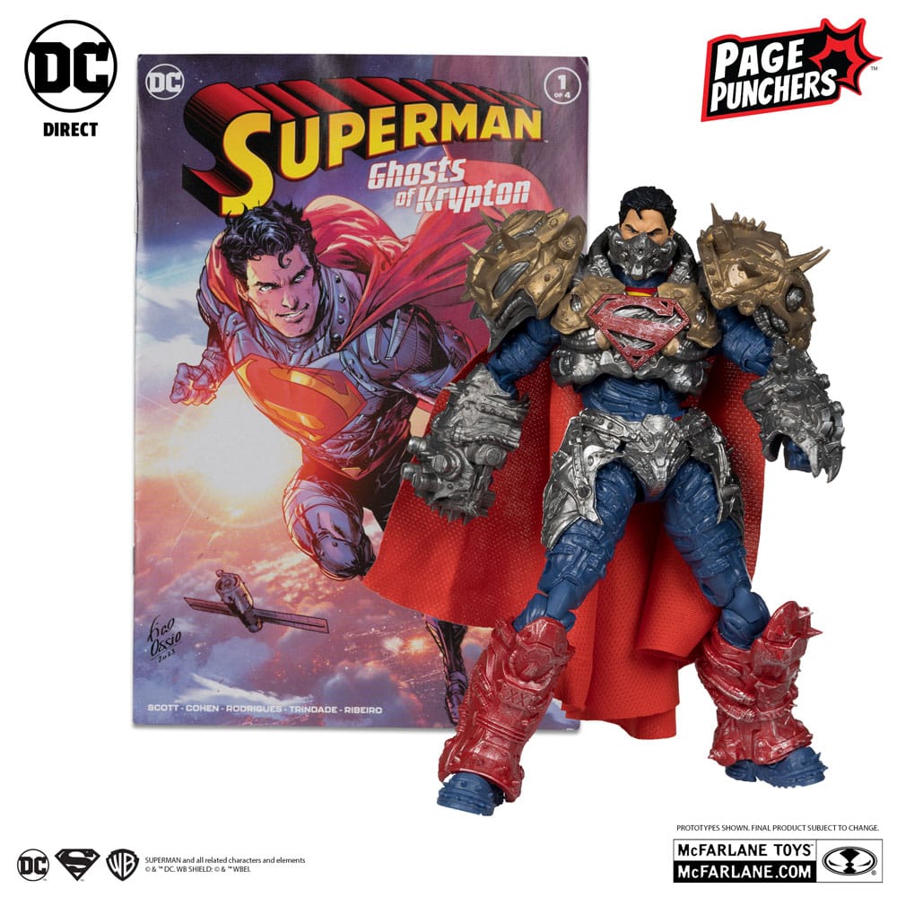 DC Direct Page Punchers Actionfiguren 18 cm Wave 5: Superman - Ghosts of Kryton Sortiment (6)