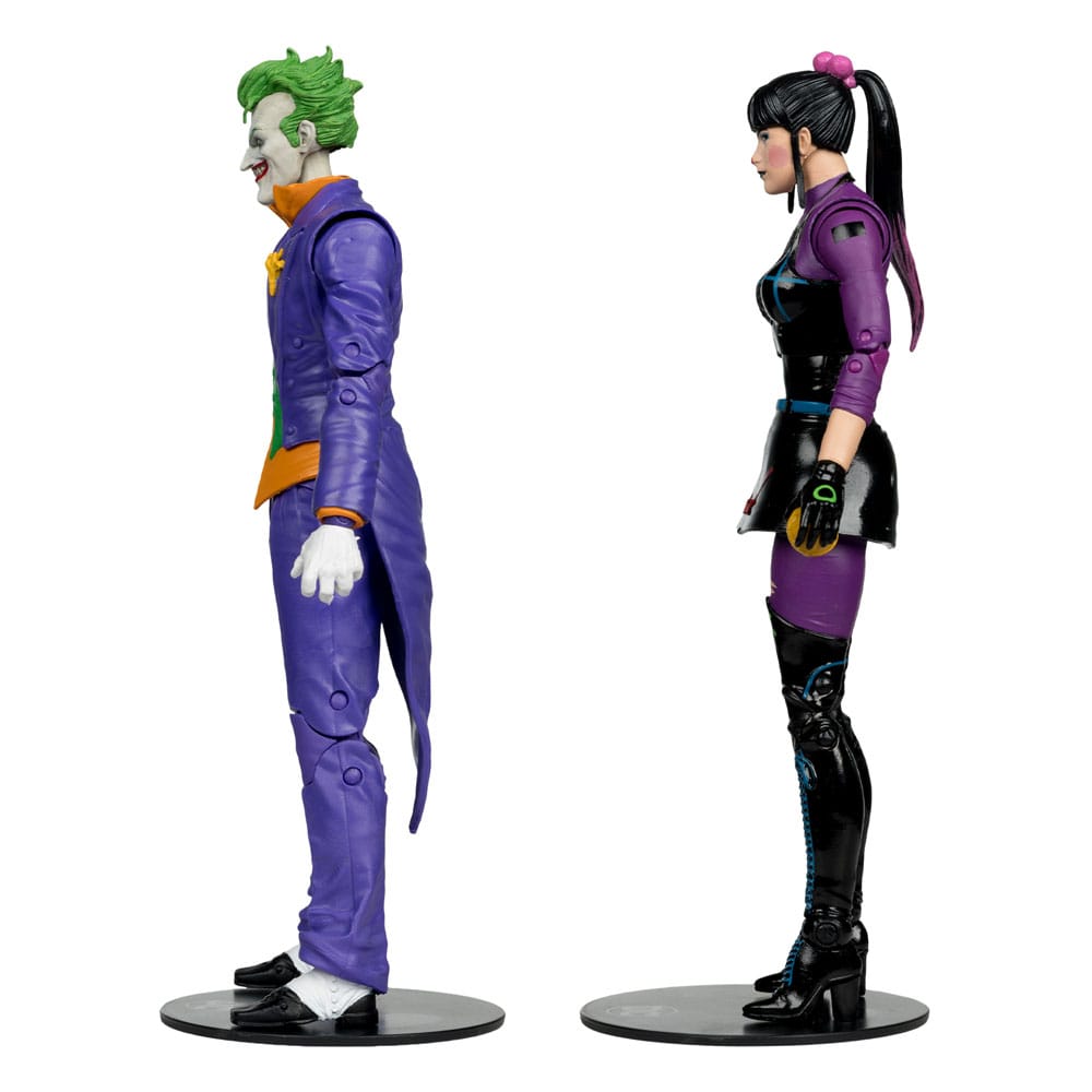 DC Multiverse Actionfiguren 2er-Pack The Joker & Punchline 18 cm