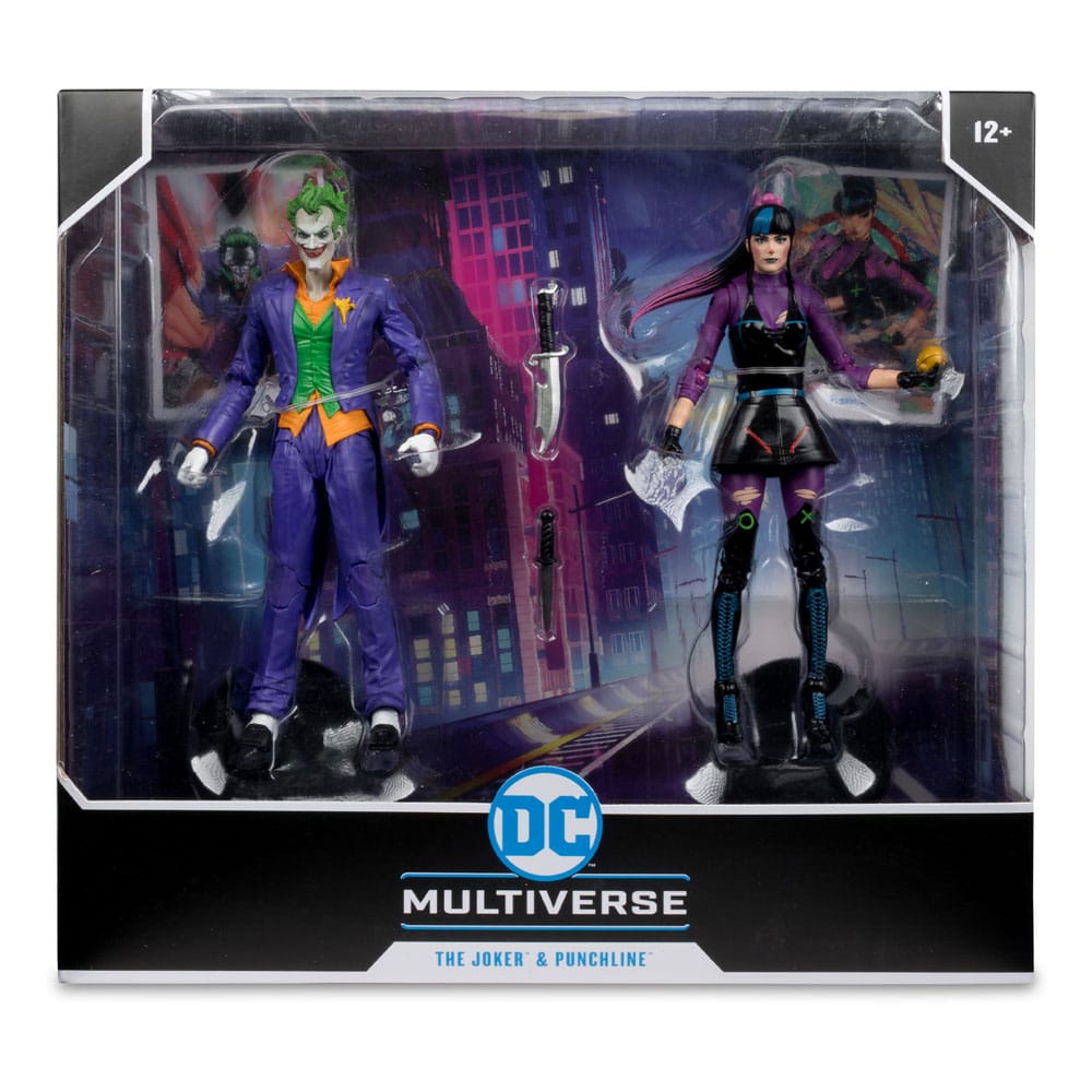 DC Multiverse Actionfiguren 2er-Pack The Joker & Punchline 18 cm