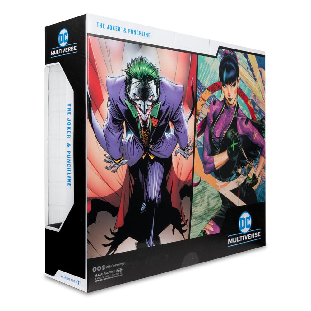 DC Multiverse Actionfiguren 2er-Pack The Joker & Punchline 18 cm