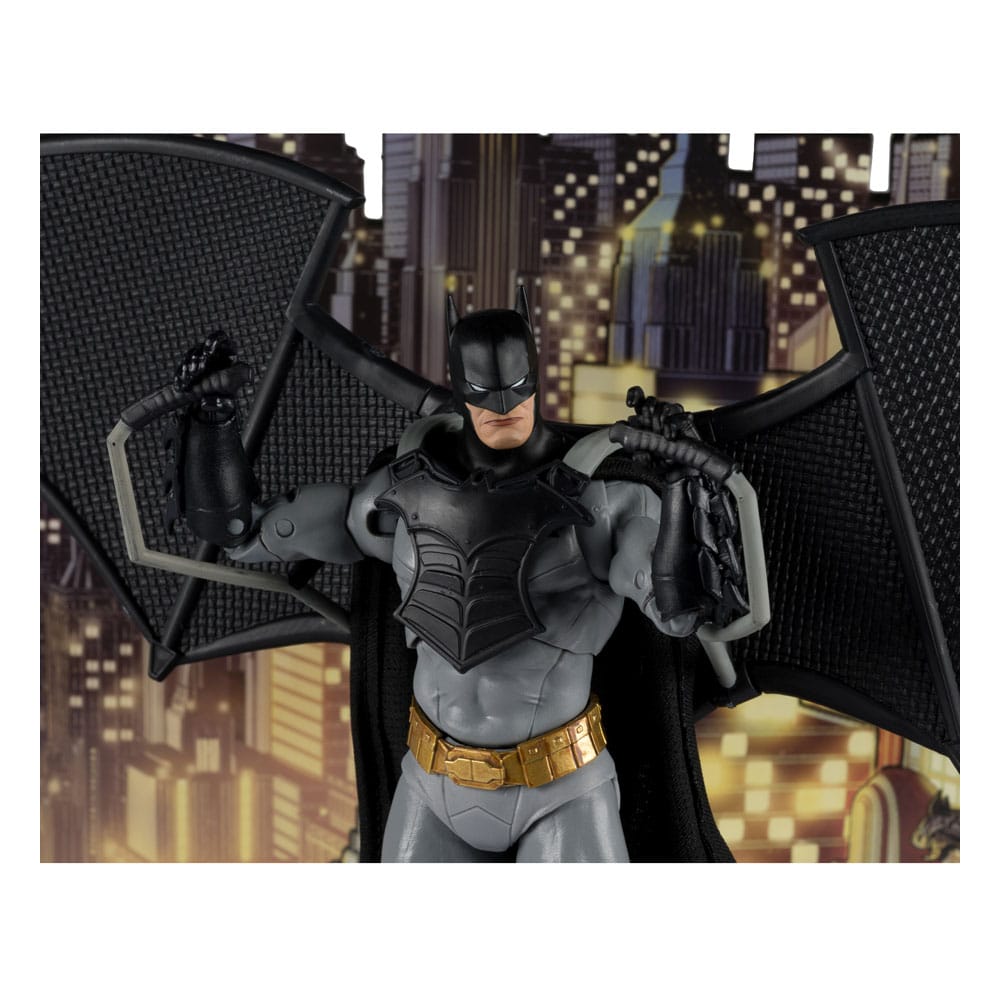 DC Multiverse Actionfigur Batman with Bat-Glider (The Thirteenth Hour) (Gold Label) 18 cm