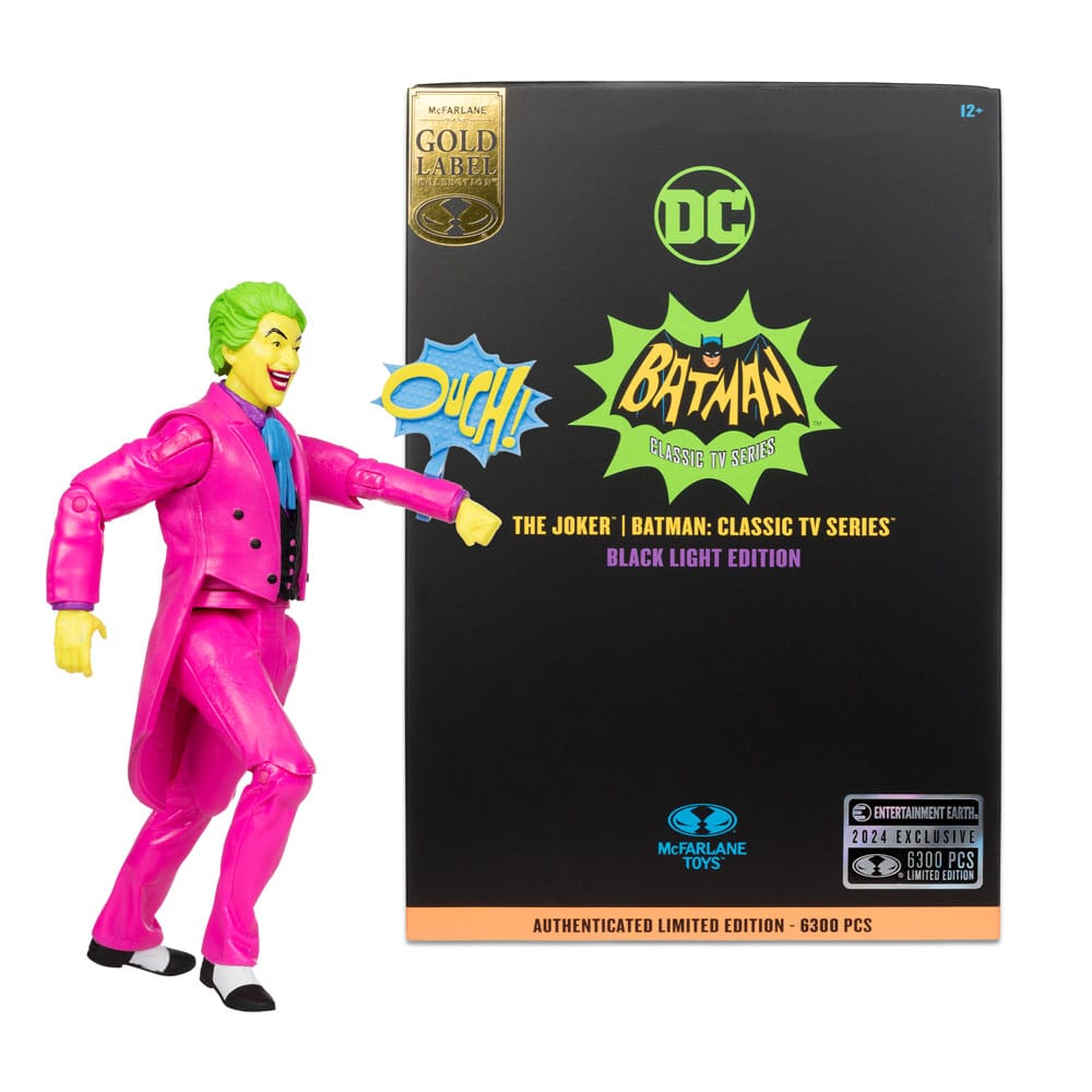 DC Multiverse Actionfigur BM66 The Joker (Black Light) (Gold Label) 18 cm