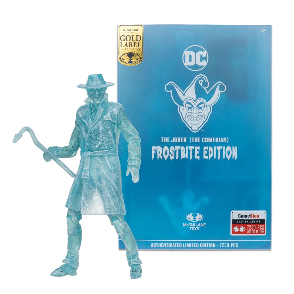 DC Multiverse Actionfigur The Joker (Batman: Three Jokers) (Frostbite) (Gold Label) 18 cm