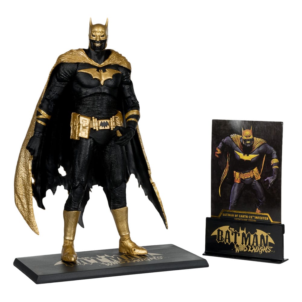 DC Multiverse Actionfigur Batman of Earth-22 Infected (Dark Metal) Knightmare Edition (Gold Label) 18 cm