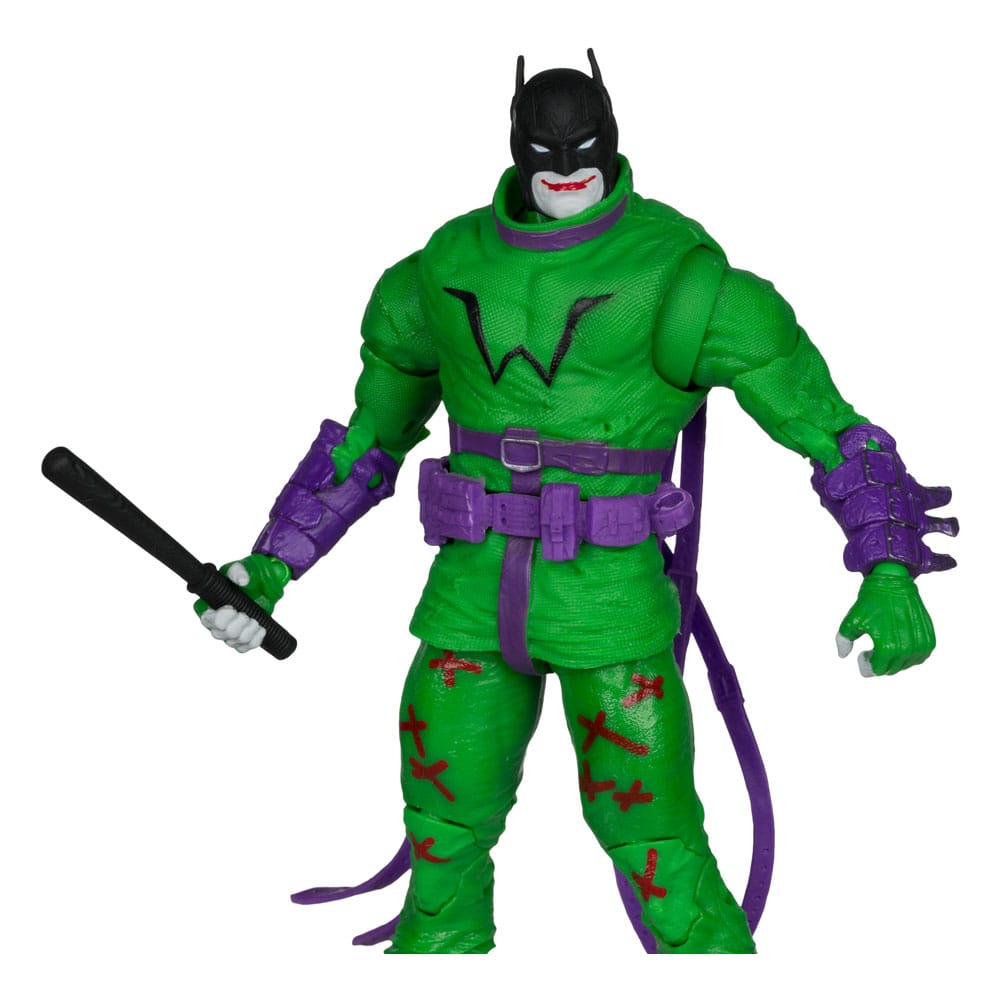 DC Multiverse Actionfigur Batman (Batman: Last Knight on Earth) Jokerized (Gold Label) 18 cm