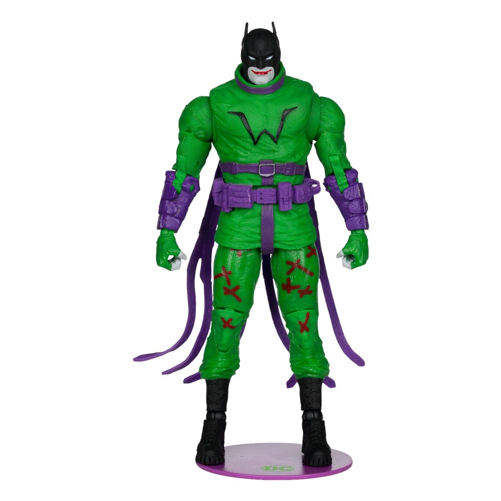 DC Multiverse Actionfigur Batman (Batman: Last Knight on Earth) Jokerized (Gold Label) 18 cm