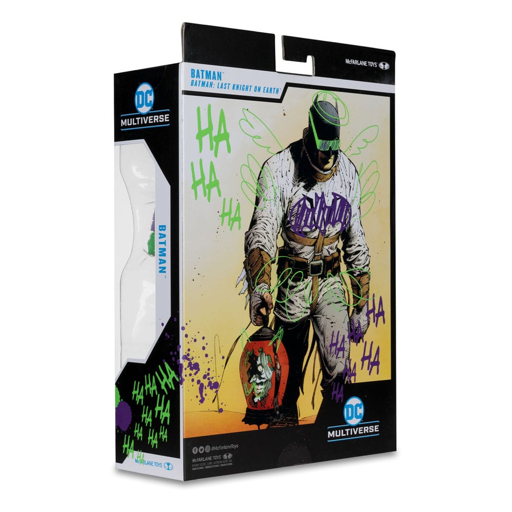 DC Multiverse Actionfigur Batman (Batman: Last Knight on Earth) Jokerized (Gold Label) 18 cm