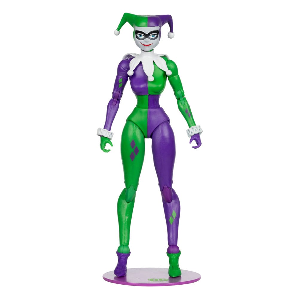 DC Multiverse Actionfigur Harley Quinn (DC Classic) Jokerized (Gold Label) 18 cm