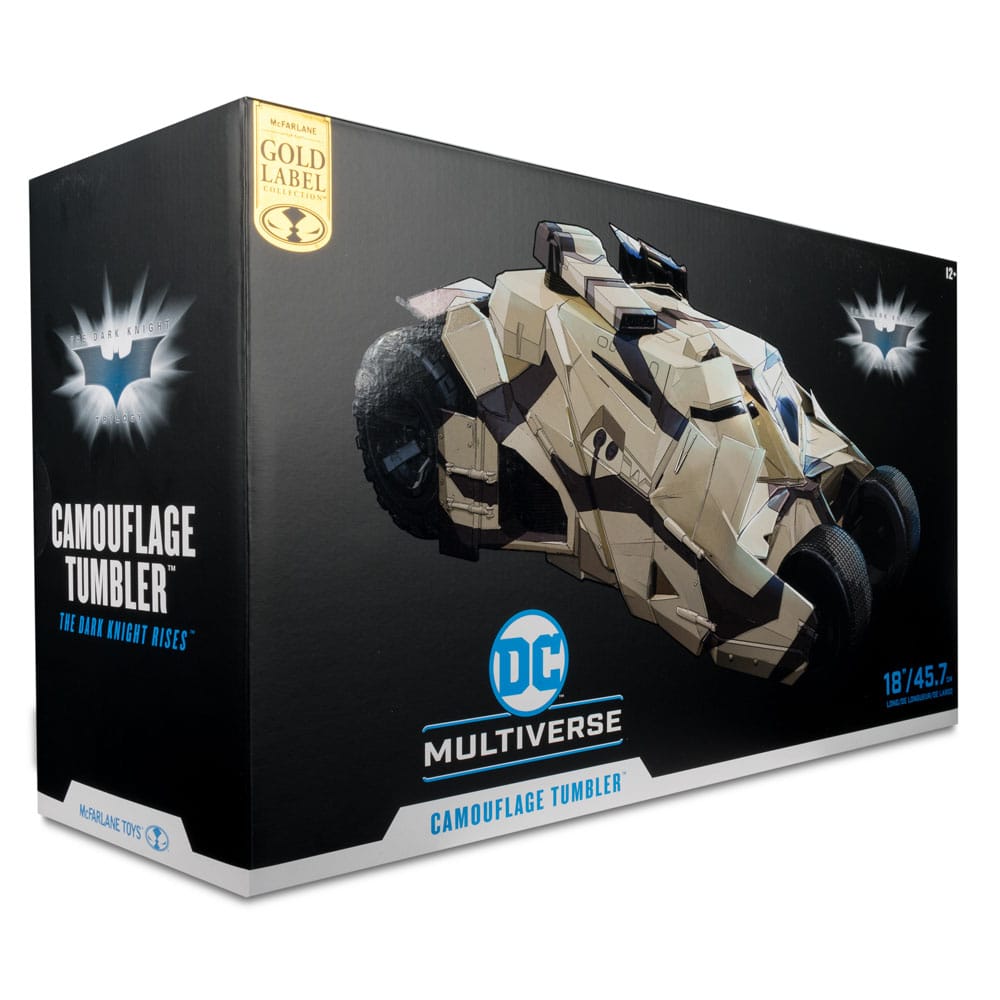 DC Multiverse Fahrzeug Tumbler Camouflage (The Dark Knight Rises) (Gold Label) 18 cm