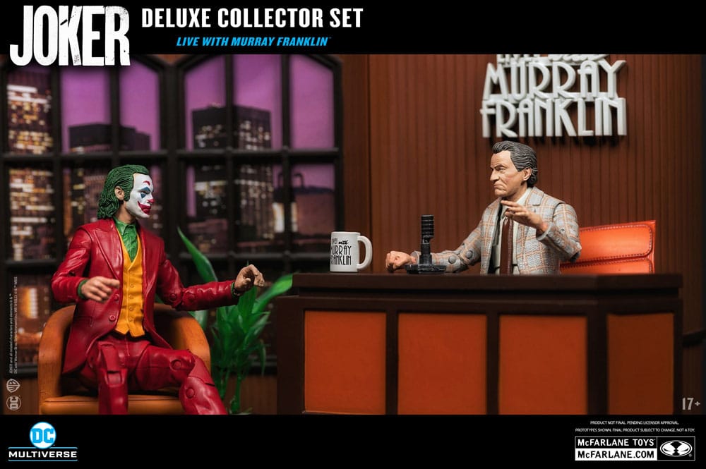 Joker DC Multiverse (Joker Movie) Deluxe Colllector Actionfigur The Joker (Live with Murray Franklin) Limited Edition 18 cm