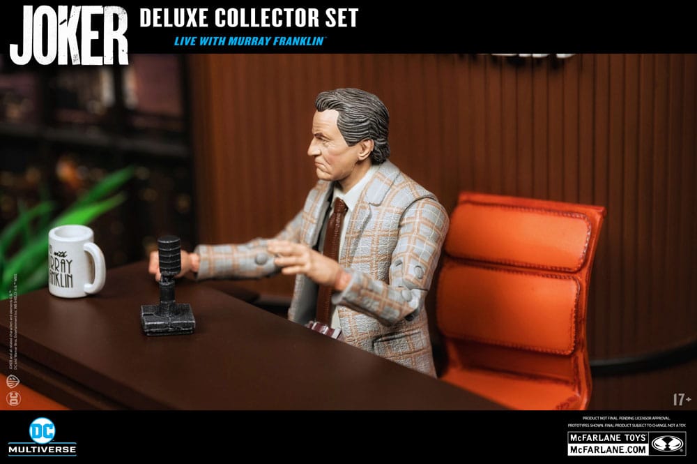 Joker DC Multiverse (Joker Movie) Deluxe Colllector Actionfigur The Joker (Live with Murray Franklin) Limited Edition 18 cm