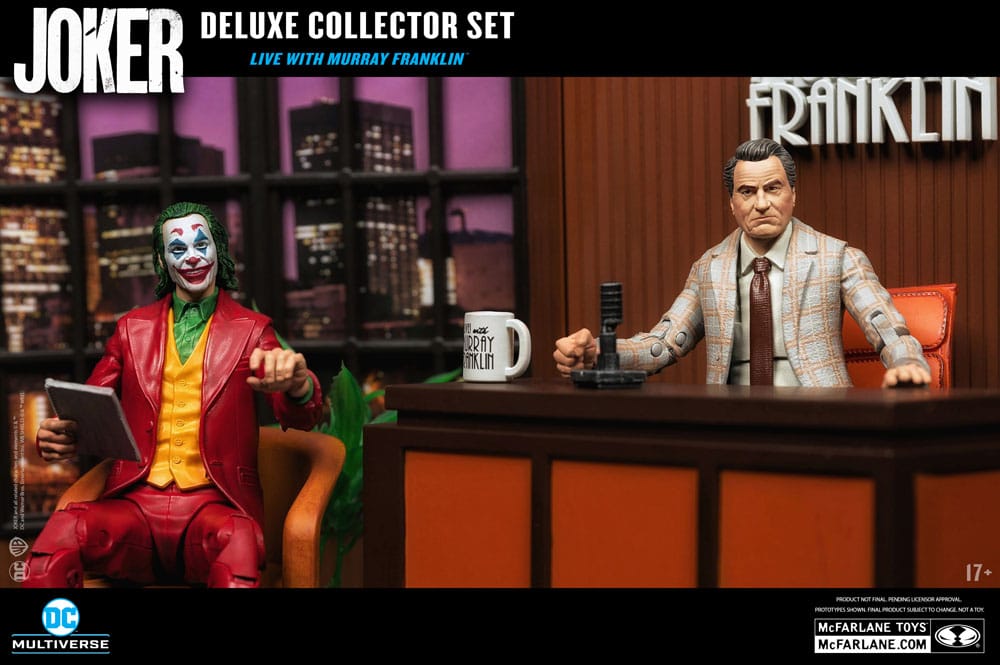 Joker DC Multiverse (Joker Movie) Deluxe Colllector Actionfigur The Joker (Live with Murray Franklin) Limited Edition 18 cm