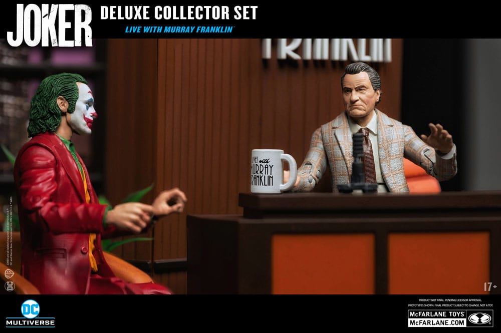 Joker DC Multiverse (Joker Movie) Deluxe Colllector Actionfigur The Joker (Live with Murray Franklin) Limited Edition 18 cm