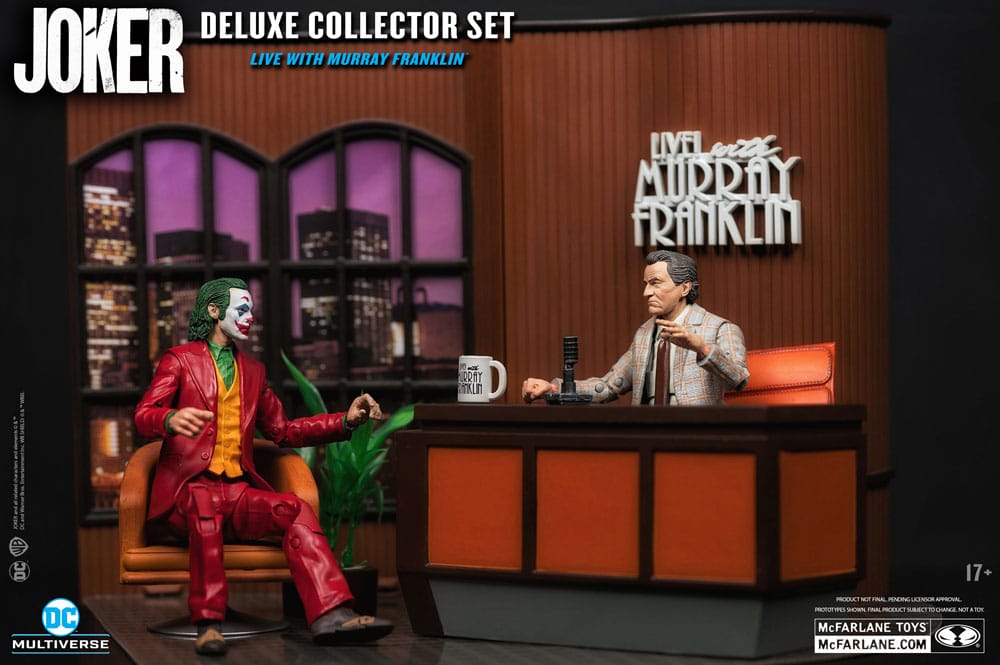 Joker DC Multiverse (Joker Movie) Deluxe Colllector Actionfigur The Joker (Live with Murray Franklin) Limited Edition 18 cm