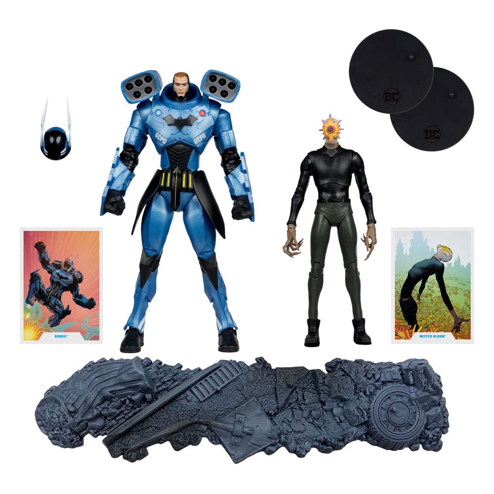 DC Multiverse Actionfiguren 2er-Pack Rookie & Mr. Bloom (Batman: Endgame) (Gold Label) (SDCC) 18 cm