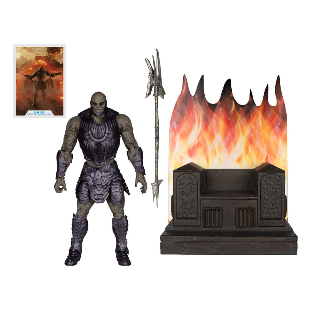 Zack Snyder's Justice League DC Multiverse Mega Actionfigur Darkseid with Throne (Gold Label) 24 cm