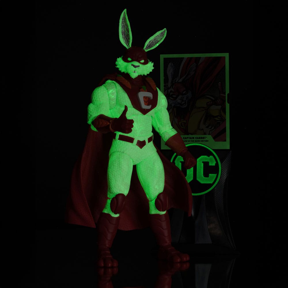 DC Multiverse Actionfigur Captain Carrot (Justice League Incarnate) Glow In The Dark Edition (Gold Label) 18 cm