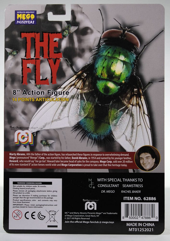 Die Fliege Actionfigur The Fly (Flocked) 20 cm