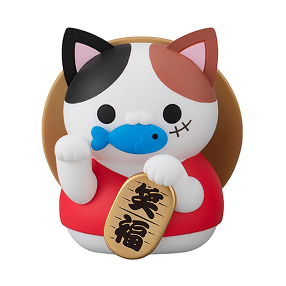 One Piece Mega Cat Project Sammelfiguren NyanPieceNyan! Beckoning cat Lucky Cat Pirates 7 cm Display (6)