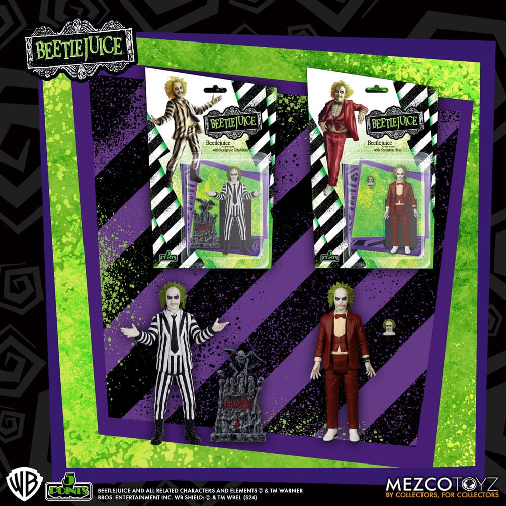 Beetlejuice 5 Points Actionfiguren 10 cm Sortiment (14)