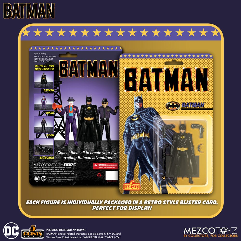 Batman (1989) 5 Points Actionfiguren 9 cm Sortiment (24)