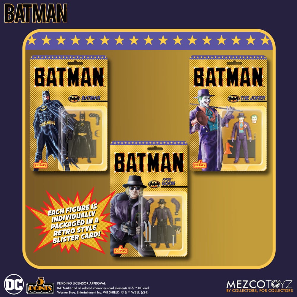 Batman (1989) 5 Points Actionfiguren 9 cm Sortiment (24)