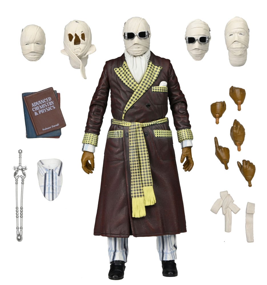 Universal Monsters Actionfigur Ultimate Invisible Man (Kemp House) (Color) 18 cm