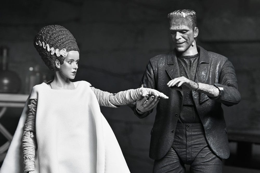 Universal Monsters Actionfigur Ultimate Frankenstein's Monster (Bride of Frankenstein) (B&W) 18 cm