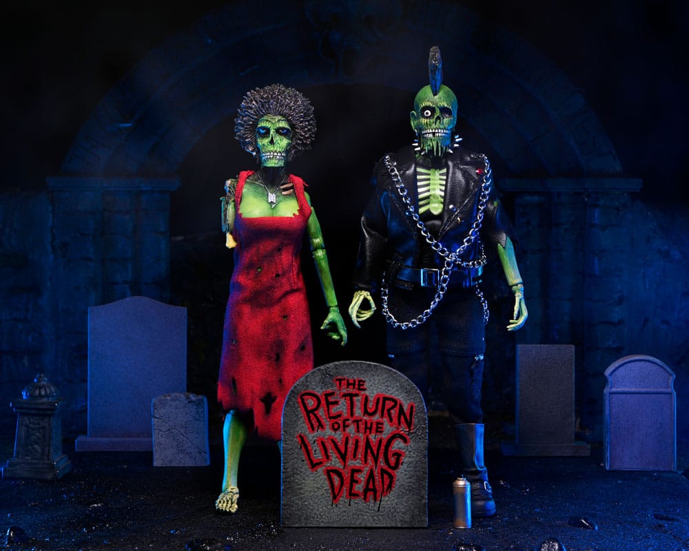 Verdammt, die Zombies kommen Clothed Actionfiguren 2er-Pack Trash & Suicide 20 cm