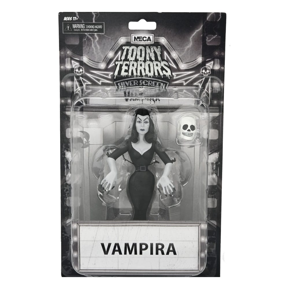 Vampira Toony Terrors Actionfigur Vampira Silver Screen Edition 15 cm