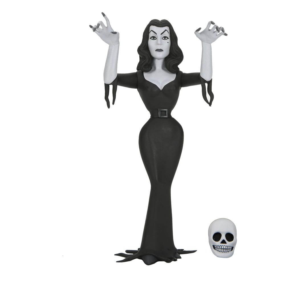 Vampira Toony Terrors Actionfigur Vampira Silver Screen Edition 15 cm