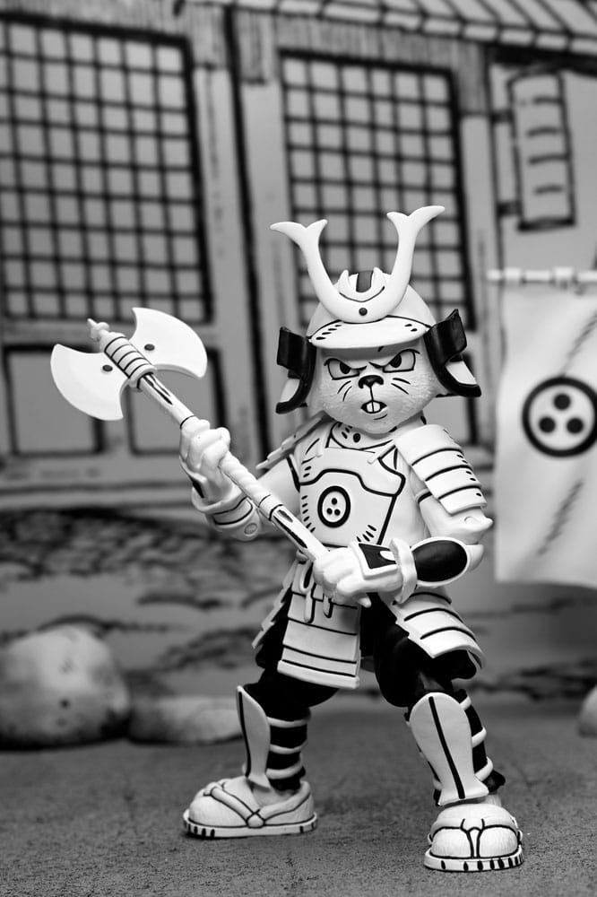 Usagi Yojimbo Actionfigur Samurai Usagi Yojimbo Black & White Figure 18 cm