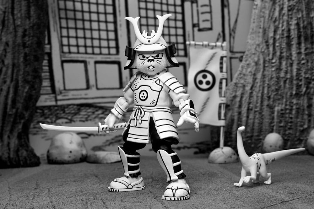 Usagi Yojimbo Actionfigur Samurai Usagi Yojimbo Black & White Figure 18 cm